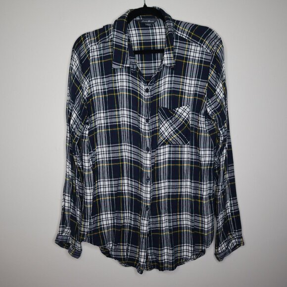 Eddie Bauer Plaid Button Down Shirt, XL - Picture 1 of 5